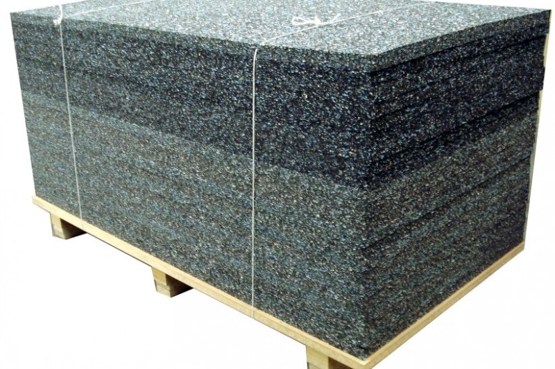 Detall del material Escuma per a a&iuml;llament t&egrave;rmic