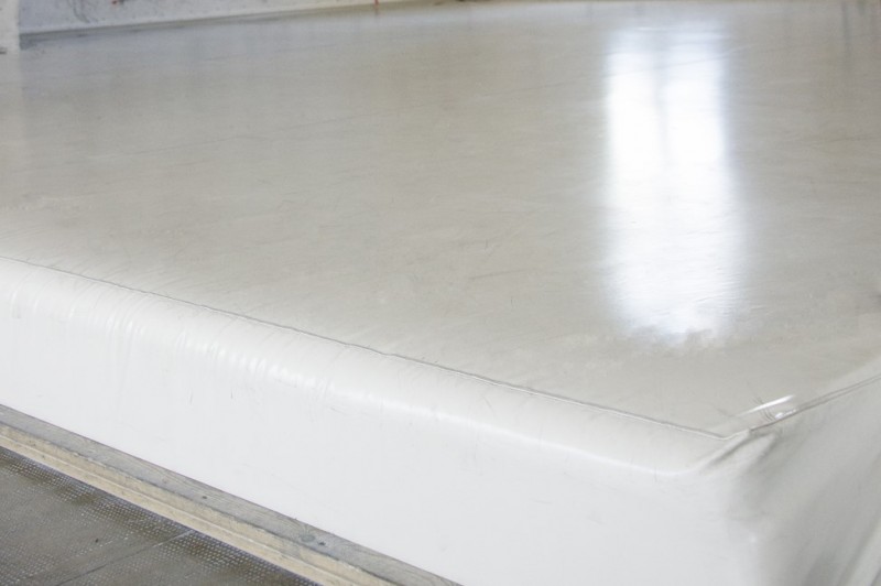 Detall del material Matalassos per a roc&ograve;droms